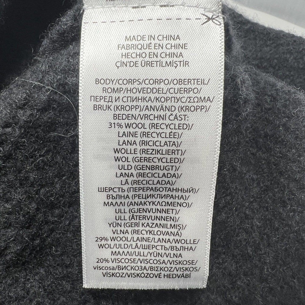 Polo Ralph Lauren Donegal Sweater Wool Blend Mens 2XL Dark Gray Crewneck - Picture 5 of 9